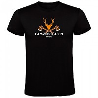 [해외]KRUSKIS Camping Season 반팔 티셔츠 4140613649 Black