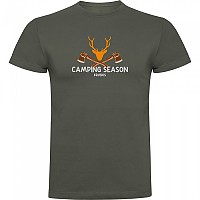 [해외]KRUSKIS Camping Season 반팔 티셔츠 4140613650 Dark Army Green