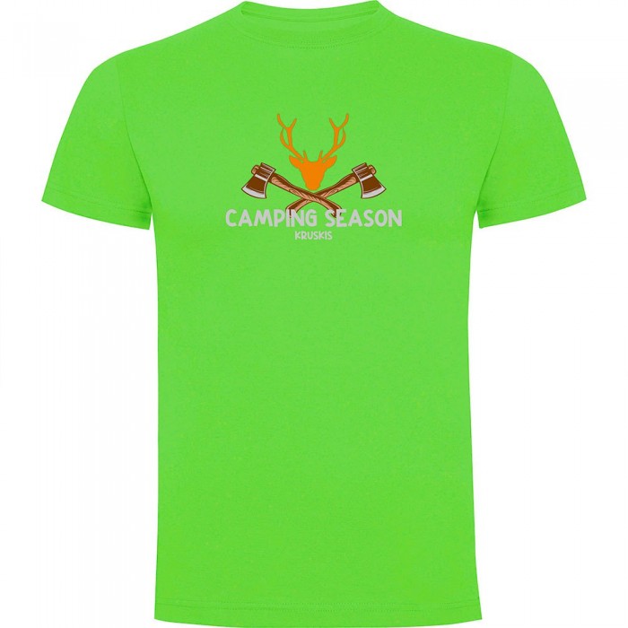 [해외]KRUSKIS Camping Season 반팔 티셔츠 4140613657 Light Green