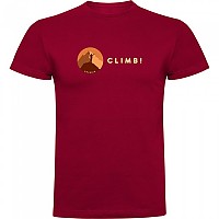 [해외]KRUSKIS Climb! 반팔 티셔츠 4140613710 Dark Red