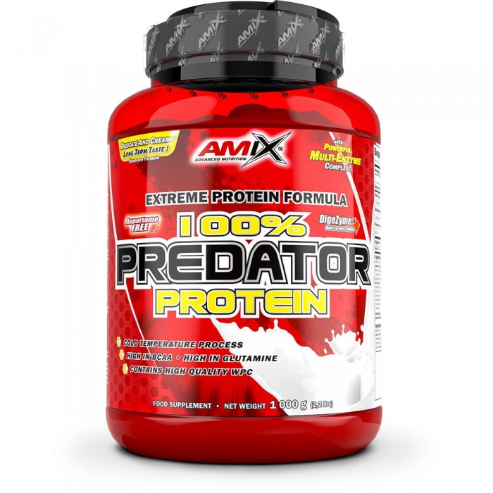 [해외]AMIX 유청 단백질 바나나 Predator 1kg 12140502760 Red