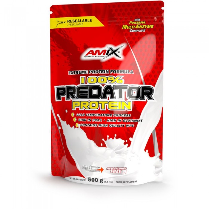 [해외]AMIX 유청 단백질 쿠키&크림 Predator 500gr 12140502768 Red