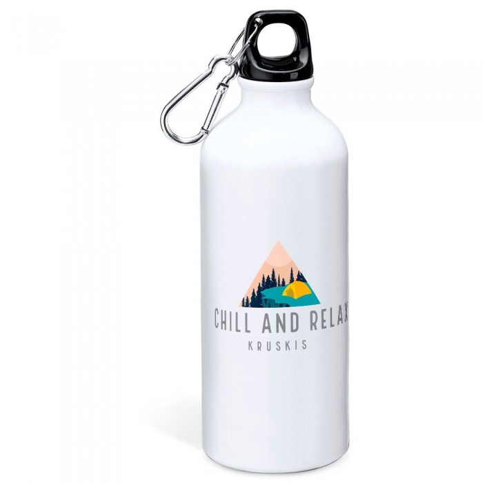 [해외]KRUSKIS 알루미늄 병 Chill And Relax 800ml 12140613670 White