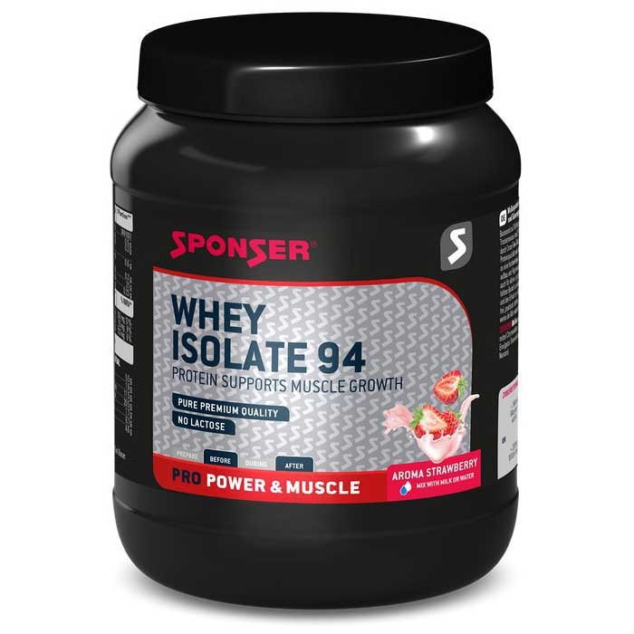 [해외]SPONSER SPORT FOOD 딸기 단백질 파우더 Whey Isolate 94 425g 12140562378 Multicolor