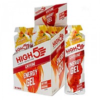[해외]HIGH5 에너지 젤 상자 Caffeine 40g 20 단위 주황색 12140594978 White / Red