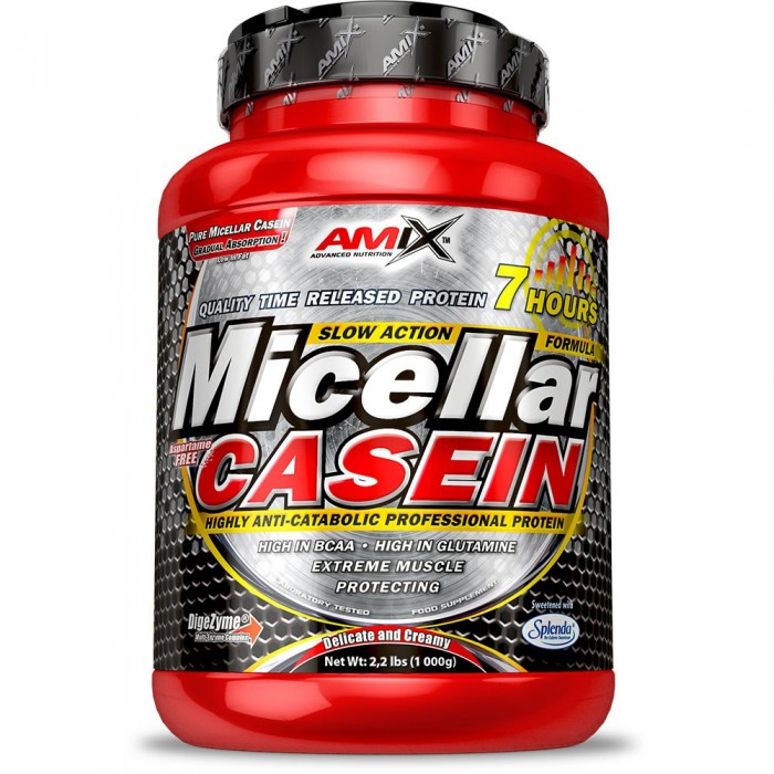 [해외]AMIX 단백질 딸기 Micellar Casein 1kg 7140502733 Red / Grey