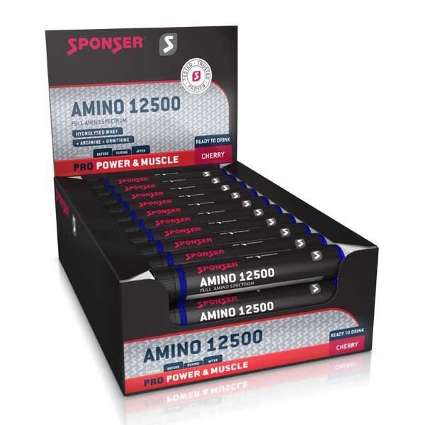 [해외]SPONSER SPORT FOOD 체리 보충 음료 상자 Amino 12500 25ml 30 단위 7140562286 Multicolor