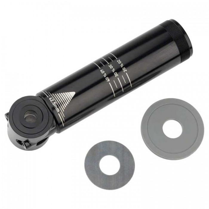 [해외]락샥 유압식 바텀 아웃이 있는 리어 쇼크 댐퍼 바디 키트 .Super Deluxe C1+ 2023+ Bearing Eyelet 70 mm 1138671535 Black