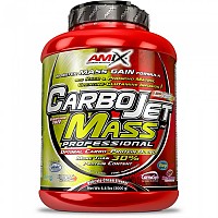 [해외]AMIX 탄수화물 및 단백질 야생 딸기 Carbojet Mass 프로fessional 3kg 3140502674 Red / Lime