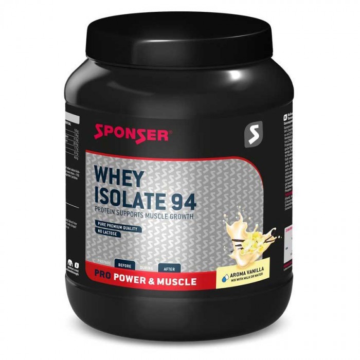 [해외]SPONSER SPORT FOOD 바닐라 단백질 파우더 Whey Isolate 94 850g 3140562381 Multicolor