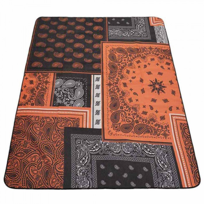 [해외]URBAN CLASSICS Patchwork Print 머리띠 138914935 Black / Orange