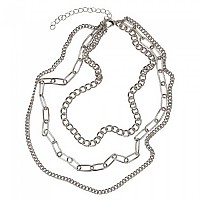 [해외]URBAN CLASSICS 목걸이 레이어ing Chain 138944033 Silver