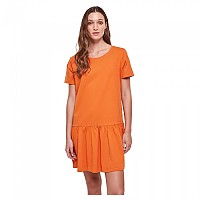 [해외]URBAN CLASSICS 반팔 짧은 드레스 Valance 139830023 Vintage Orange
