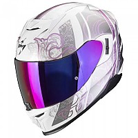 [해외]SCORPION EXO-520 EVO AIR Fasta 풀페이스 헬멧 9140482062 White / Purple