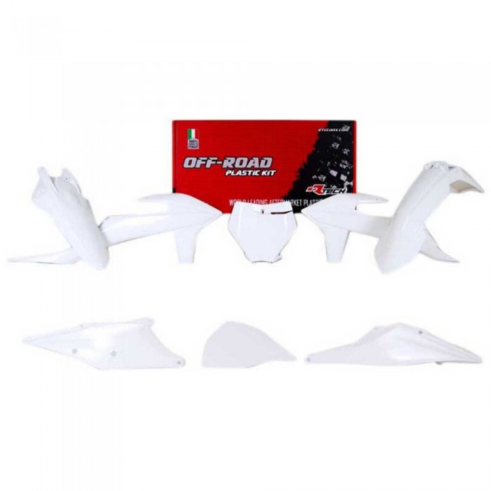 [해외]RTECH KTM EXC/EXC-F/SX/SX-F 2019 R-KITKTM-BN0-599 오토바이 플라스틱 키트 9140628179 White