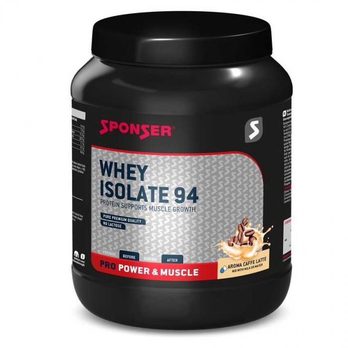 [해외]SPONSER SPORT FOOD 카페라떼 단백질 파우더 Whey Isolate 94 850g 4140562370 Multicolor