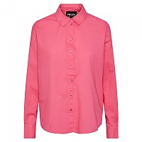 [해외]PIECES 긴 소매 셔츠 Tanne Loose Fit 140297787 Hot Pink