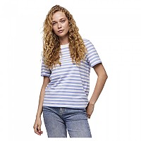 [해외]PIECES Ria 반팔 티셔츠 140557211 Hydrangea / Stripes Bright White