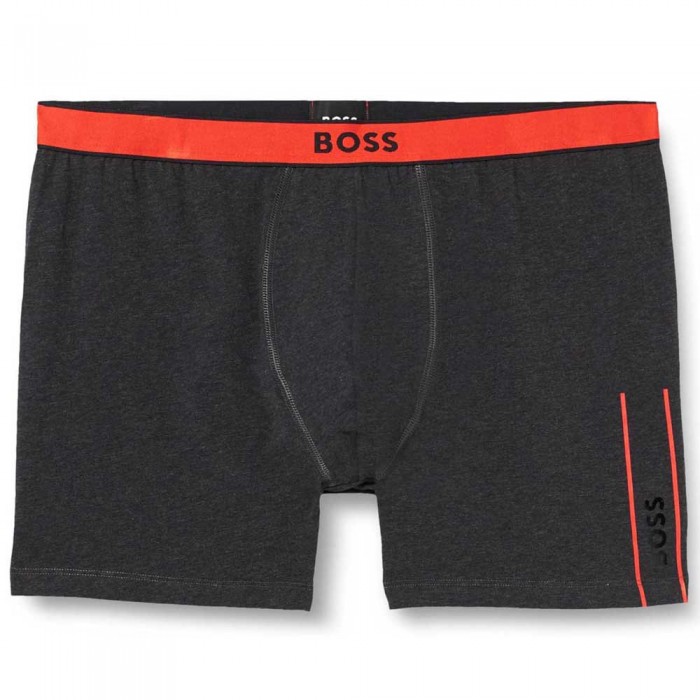 [해외]BOSS br 24 Logo 10250910 복서 브리프 140257284 Medium Grey