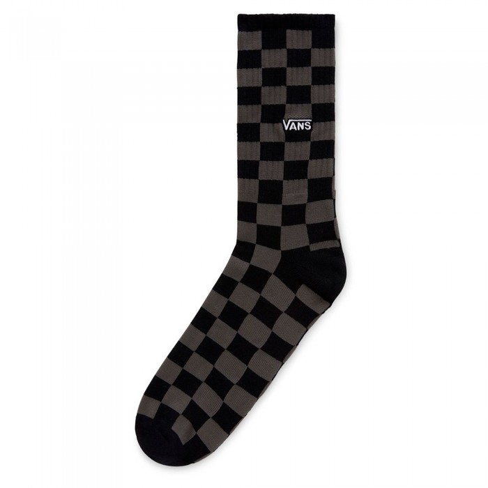 [해외]반스 Checkerboard 크루 양말 140603262 Black / Charcoal