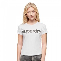 [해외]슈퍼드라이 코어 로고 City Fitted 반팔 티셔츠 140424466 Brilliant White