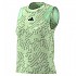 [해외]아디다스 Match Tank 프로 민소매 티셔츠 12140458499 Silver Green / Semi Green Spark