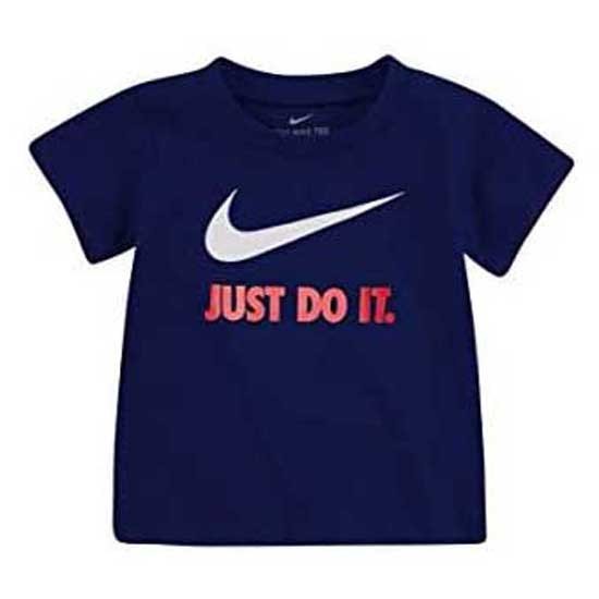 [해외]나이키 KIDS Swoosh Just Do It 반팔 티셔츠 15139793438 Obsidian / University Red