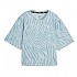 [해외]푸마 Train Favorite Aop Crop 반팔 티셔츠 7140131872 Turquoise Surf / Zebra Print