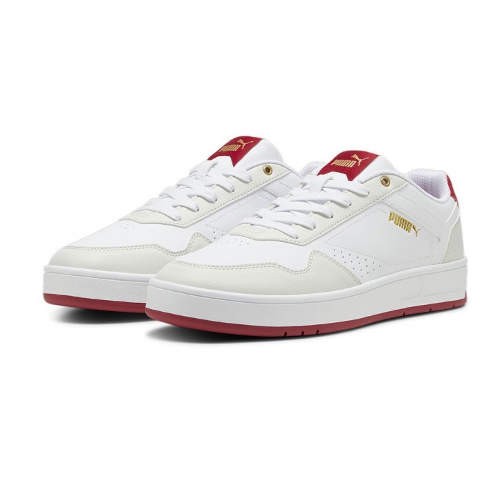 [해외]푸마 Court Classic 운동화 140377567 White / Vapor Gray / Club Red