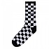 [해외]반스 Checkerboard 크루 양말 140603263 Black / White