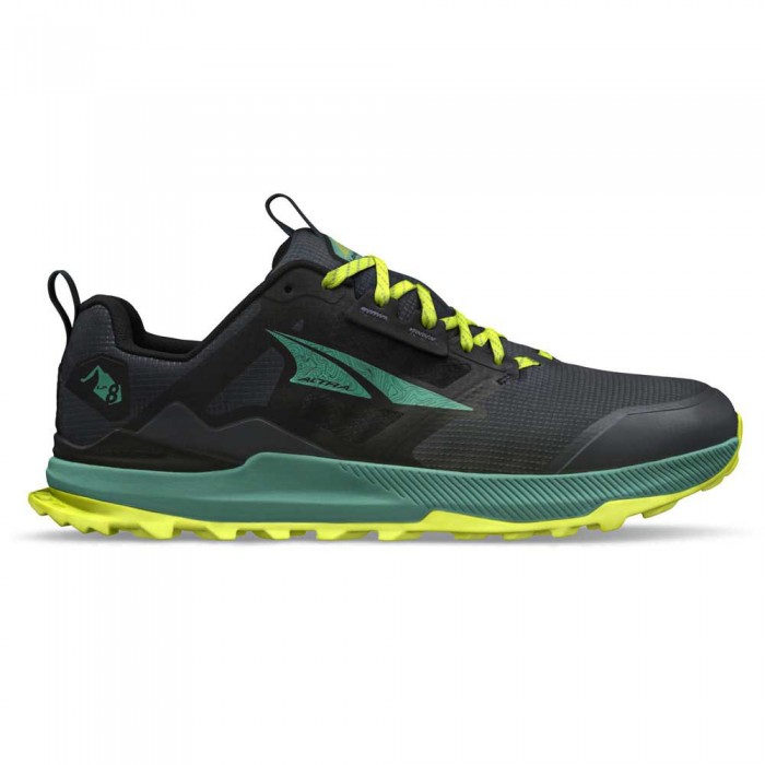 [해외]ALTRA Lone 피크 8 트레일 러닝화 4140566322 Black / Green