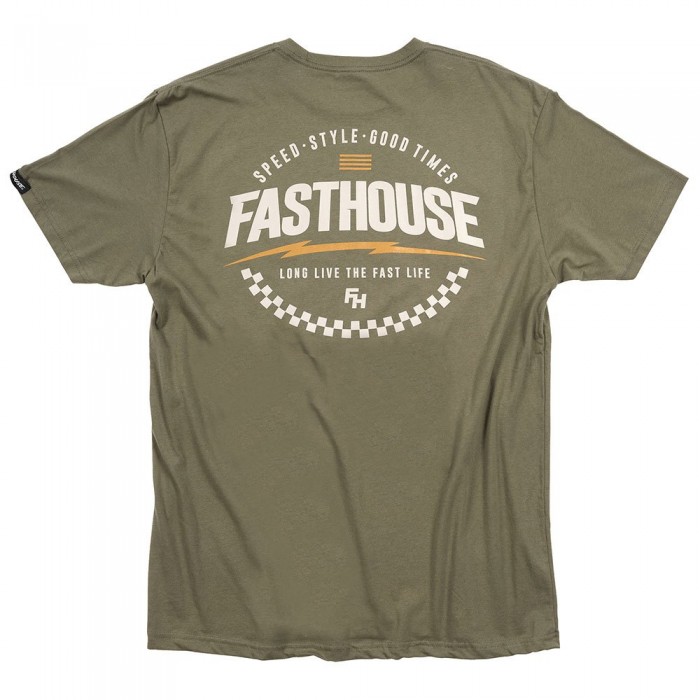 [해외]FASTHOUSE Sparq 반팔 티셔츠 9140639896 Military Green