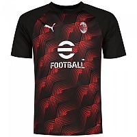 [해외]푸마 프리매치 반팔 티셔츠 AC Milan 23/24 3140130522 Black / For All Time Red