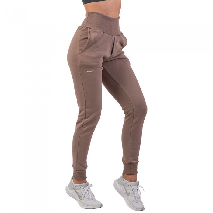 [해외]NEBBIA Loose Fit Feeling Good 409 운동복 바지 12140665163 Brown