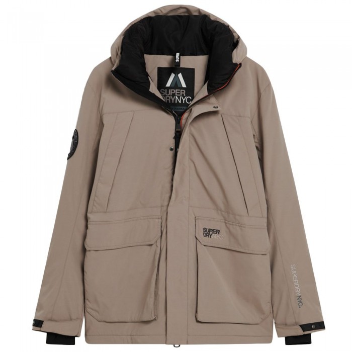 [해외]슈퍼드라이 City Hooded Wind 파카 140603920 Deep Beige