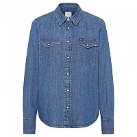 [해외]LEE 긴 소매 셔츠 Western Regular Fit 140022015 Mid Blues