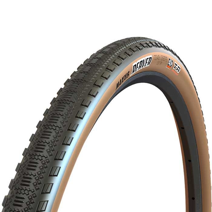 [해외]맥시스 Reaver EXO TR Tanwall 120 TPI Tubeless 700C x 40 자갈 타이어 1140560374 Black / Tan