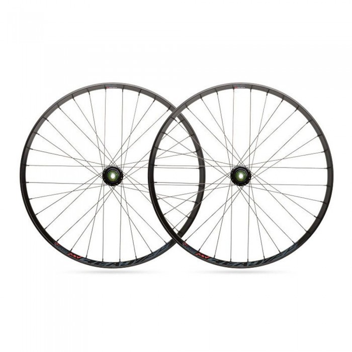 [해외]BLACKJACK 27.5´´ 25 mm 6B Disc Tubeless MTB 휠 세트 1140604682 Black