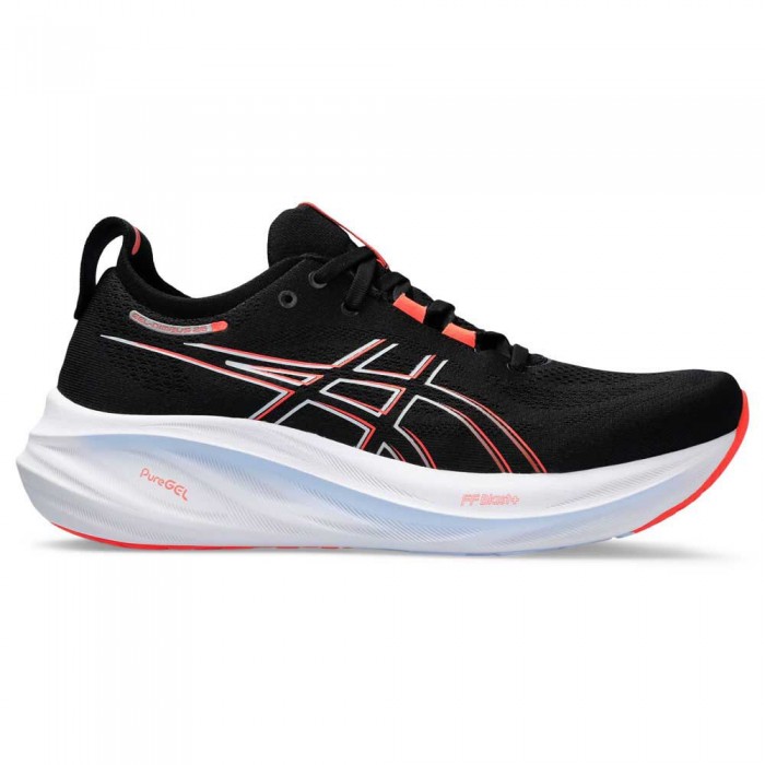 [해외]아식스 Gel-Nimbus 26 러닝화 6140479973 Black / True Red