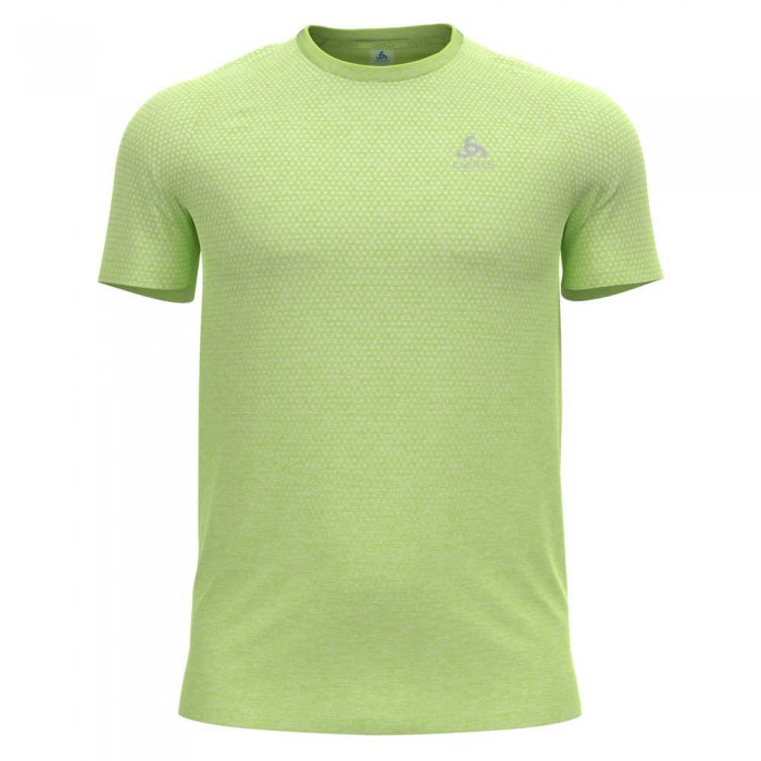 [해외]오들로 Crew Essential Seamless 반팔 티셔츠 6140620669 Sharp Green Melange