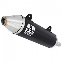 [해외]ARROW Thunder 승인된 다크 알루미늄 머플러 야마하 XT 660 R / XT 660 X ´04-16 9140449234 Black