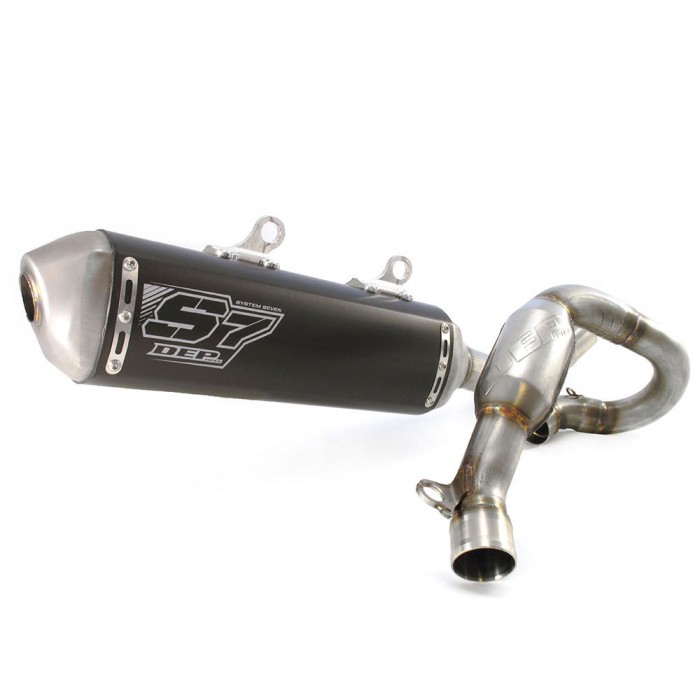 [해외]DEP DEPTFS29 KTM SX-F Husqvarna FC GasGas MC 비인증된 완전 배기 시스템 9140639542 Black / Silver