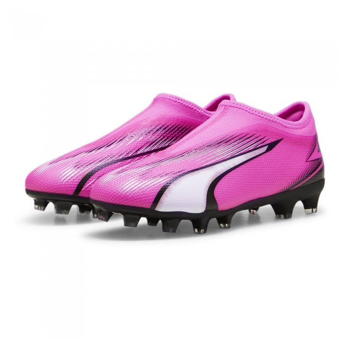 [해외]푸마 Ultra Match Ll FG/AG 축구화 3140378286 Poison Pink / White / Black