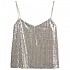 [해외]슈퍼드라이 Sequin Cami 민소매 티셔츠 140424581 Silver Sequin