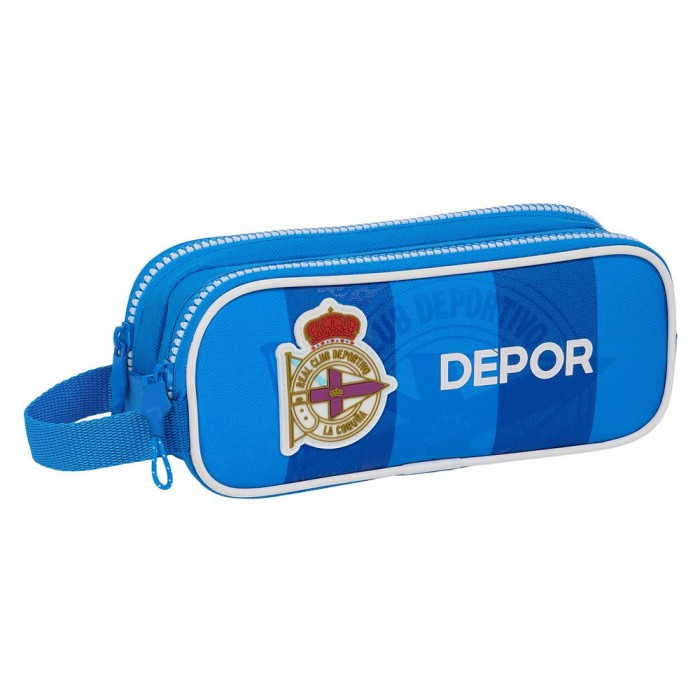 [해외]SAFTA 더블 필통 Real Deportivo De La Coru?a 140675732 Multicolor
