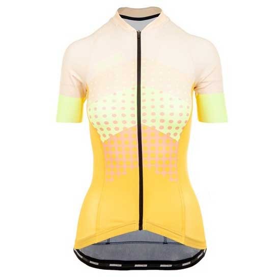 [해외]BIORACER Vesper 반팔 저지 1140503634 Doris Dots Fluo Yellow