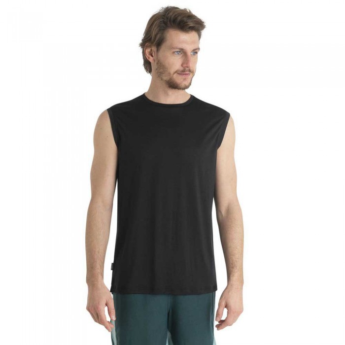 [해외]아이스브레이커 Merino 125 Cool-Lite Sphere III Tank 민소매 티셔츠 4140596946 Black