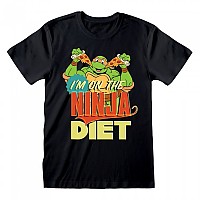 [해외]HEROES Teenage Mutant Ninja 터틀s Ninja Diet 반팔 티셔츠 140704631 Black