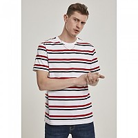 [해외]URBAN CLASSICS 티셔츠 원사 D 케이트 스트라이프 138559419 White / Red / Navy Blue