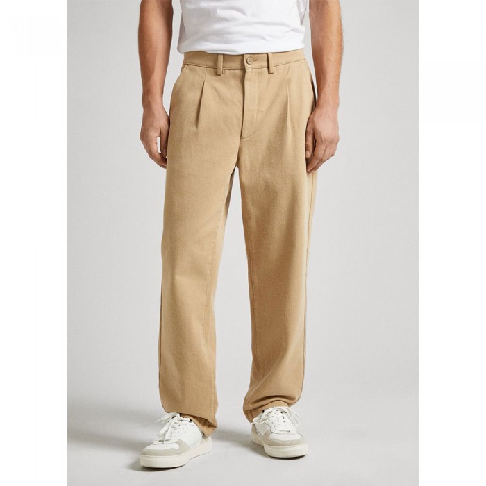 [해외]페페진스 Relaxed Straight Fit 치노 팬츠 140498829 Khaki Beige